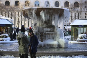 People of NYC affected by winter storm Hercules