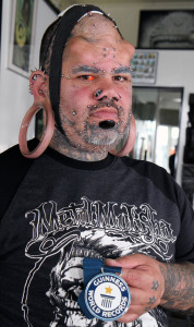 EXCLUSIVE: Guinness World Record for 'Biggest Earlobes' EXCLUSIVE: World Record "Largest earlobes"