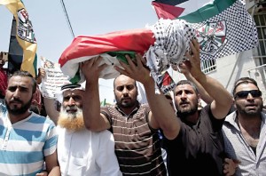 PALESTINIAN-ISRAEL-CONFLICT-FIRE-FUNERAL