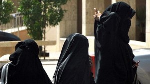 Saudi women are pictured in Riyadh on Se