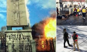 Explosion in Sultanahmet Square, Istanbul, Turkey - 12 Jan 2016