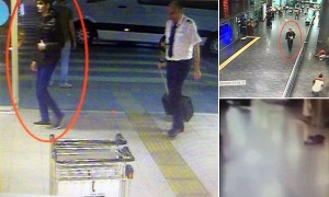 CANLI BOMBA ATATURK HAVALIMANI'NA BOYLE GELDI. (ISTANBUL-DHA)