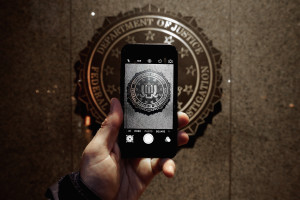 Apple Supporters Protest In Front Of FBI Headquarters In Washington DC